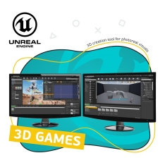 Unreal Engine 4. Игровой движок - КИБЕРшкола программирования для детей, компьютерные курсы для школьников, начинающих и подростков - KIBERone г. Саки