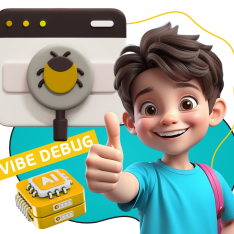 Тестирование & Vibe Debug. Охотники за багами - КИБЕРшкола программирования для детей, компьютерные курсы для школьников, начинающих и подростков - KIBERone г. Саки