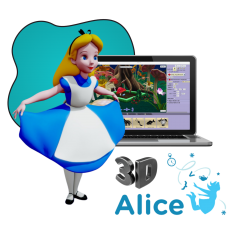 Alice 3d - КИБЕРшкола программирования для детей, компьютерные курсы для школьников, начинающих и подростков - KIBERone г. Саки