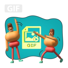 Gif-анимация - КИБЕРшкола программирования для детей, компьютерные курсы для школьников, начинающих и подростков - KIBERone г. Саки
