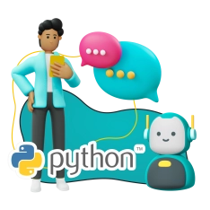 Умный чат-бот на Python на Telegram - КИБЕРшкола программирования для детей, компьютерные курсы для школьников, начинающих и подростков - KIBERone г. Саки