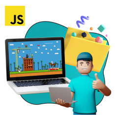 Программирование на JavaScript. Учимся создавать игры! - КИБЕРшкола программирования для детей, компьютерные курсы для школьников, начинающих и подростков - KIBERone г. Саки